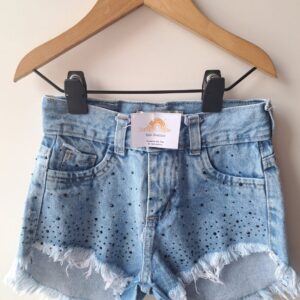 Short Jean desflecado